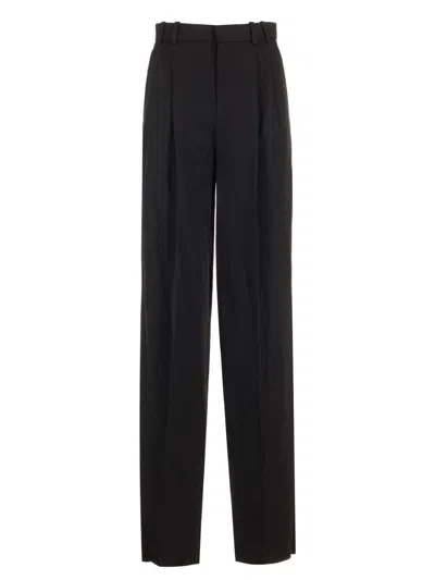 Saint Laurent Straight Leg Trousers Black