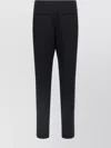 Saint Laurent Pressed-crease Pleated Straight-leg Trousers