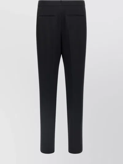 SAINT LAURENT STRAIGHT-LEG TROUSERS WITH BACK POCKETS