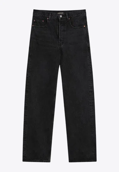 Saint Laurent Straight-leg Washed Jeans