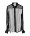 Saint Laurent Straight Shirt In Black