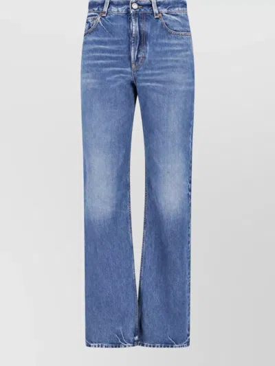 Saint Laurent Straight-leg Denim Jeans In Blue