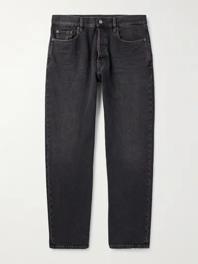 Saint Laurent Mick Straight-leg Jeans In Black
