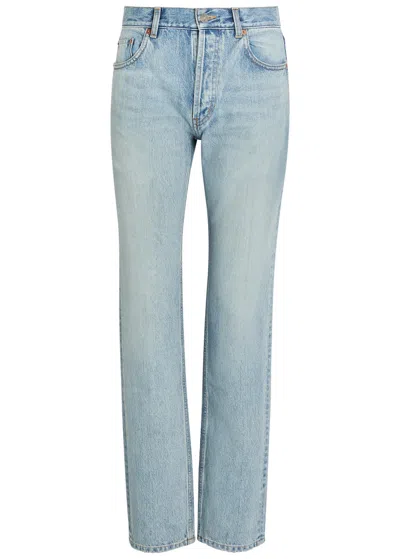 Saint Laurent Straight-leg Jeans In Blue