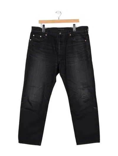 Pre-owned Saint Laurent Straight-leg Jeans In Grey