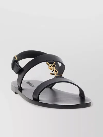 SAINT LAURENT STRAP SANDALS TOE OPEN ANKLE
