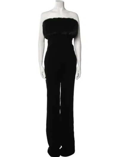 Pre-owned Saint Laurent Strapless Jumpsuit W/ Tags In Black