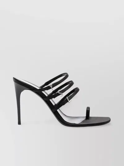 SAINT LAURENT STRAPPY OPEN-TOE STILETTO SANDALS