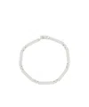 Saint Laurent Strip Bracelet In White