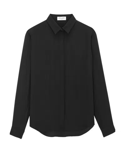 SAINT LAURENT SAINT LAURENT COLLARED BUTTON-UP SHIRT