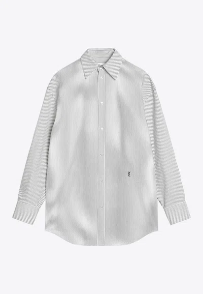 Saint Laurent Striped Buttoned Shirt