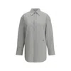 Saint Laurent Camicia Cassandre A Righe