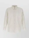 Saint Laurent Cassandre Shirt And Blouse White In Black