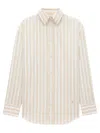 Saint Laurent Long-sleeved Stripe Shirt