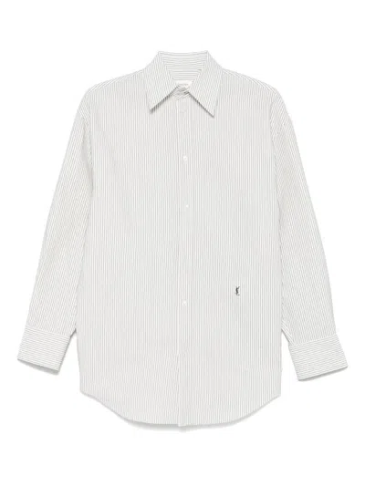 Saint Laurent Striped Cotton Shirt