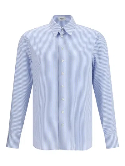 Saint Laurent Striped Shirt In Blue