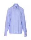 Saint Laurent Cassandre Shirt In Blue