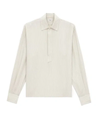 SAINT LAURENT SAINT LAURENT STRIPED TUNIC SHIRT