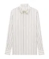 Saint Laurent Cassandre Shirt And Blouse White In White