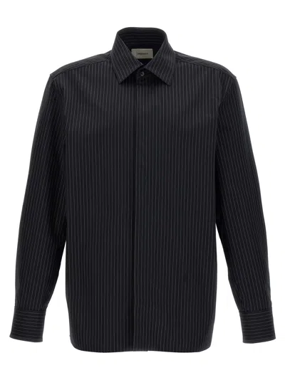 SAINT LAURENT CASSANDRE STRIPED SHIRT