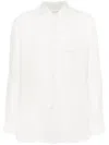 Saint Laurent Logo-embroidered Striped Shirt