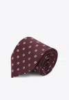 Saint Laurent Striped Silk Tie