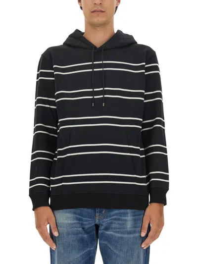 SAINT LAURENT STRIPED SWEATSHIRT