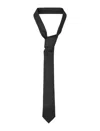Saint Laurent Striped Scarf Pointed Tip In Black
