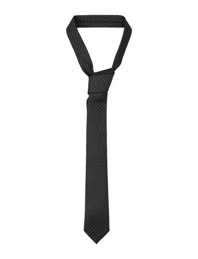 SAINT LAURENT SAINT LAURENT STRIPED TIE