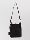 Saint Laurent Stylish Leather Bucket Crossbody Bag