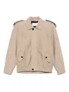 Saint Laurent Nubuck Bomber Jacket