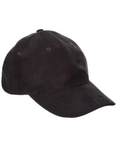 Saint Laurent Suede Hat In Black