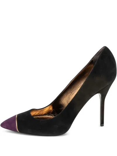 Pre-owned Saint Laurent Suede Heeled Pumps