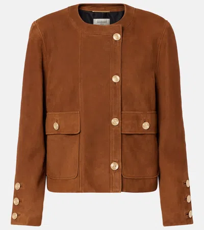 SAINT LAURENT SUEDE JACKET
