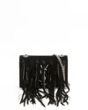Saint Laurent Suede Kate Bag In Black