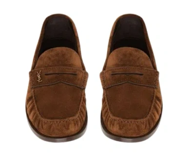 Saint Laurent Suede Laurent Loafer