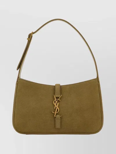 Saint Laurent Suede Le 5 A 7 Shoulder Bag
