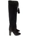 Saint Laurent Suede Meurice 105 Knee Boot (authentic Pre-loved)
