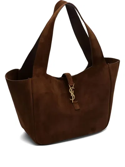 Saint Laurent Shopper Aus Wildleder