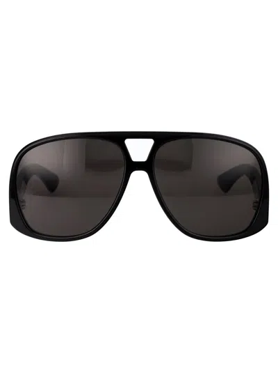 Saint Laurent Black Sl 652 Solace Sunglasses In 001 Black Black Black