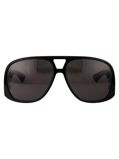 Saint Laurent Sunglasses In 001 Black Black Black