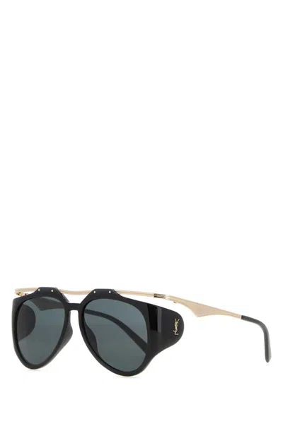 Saint Laurent Occhiali Da Sole M137 Amelia In Acetato Nero  Donna