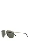 Saint Laurent Occhiali Da Sole Sl 820 In Metallo Argento  Donna In Green