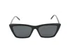 Saint Laurent Sl 737 Mica Thin Sunglasses In Black