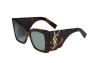 Saint Laurent Printed Acetate Mini Blaze Sunglasses