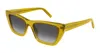 Saint Laurent Sl 276 Mica Square Acetate Sunglasses In Green