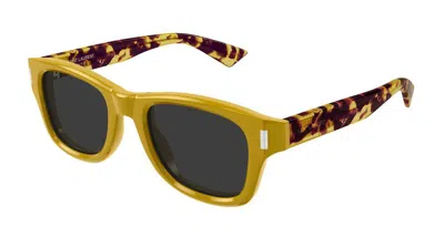 Saint Laurent Sunglasses In Metallic