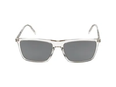 Saint Laurent Sunglasses In Metallic