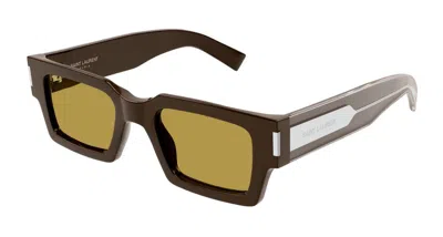 Saint Laurent Sunglasses In Brown