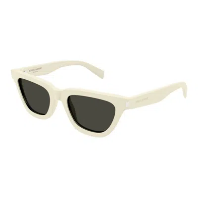 Saint Laurent Sunglasses In White